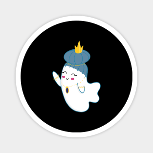 Little Ghost Ornate Magnet